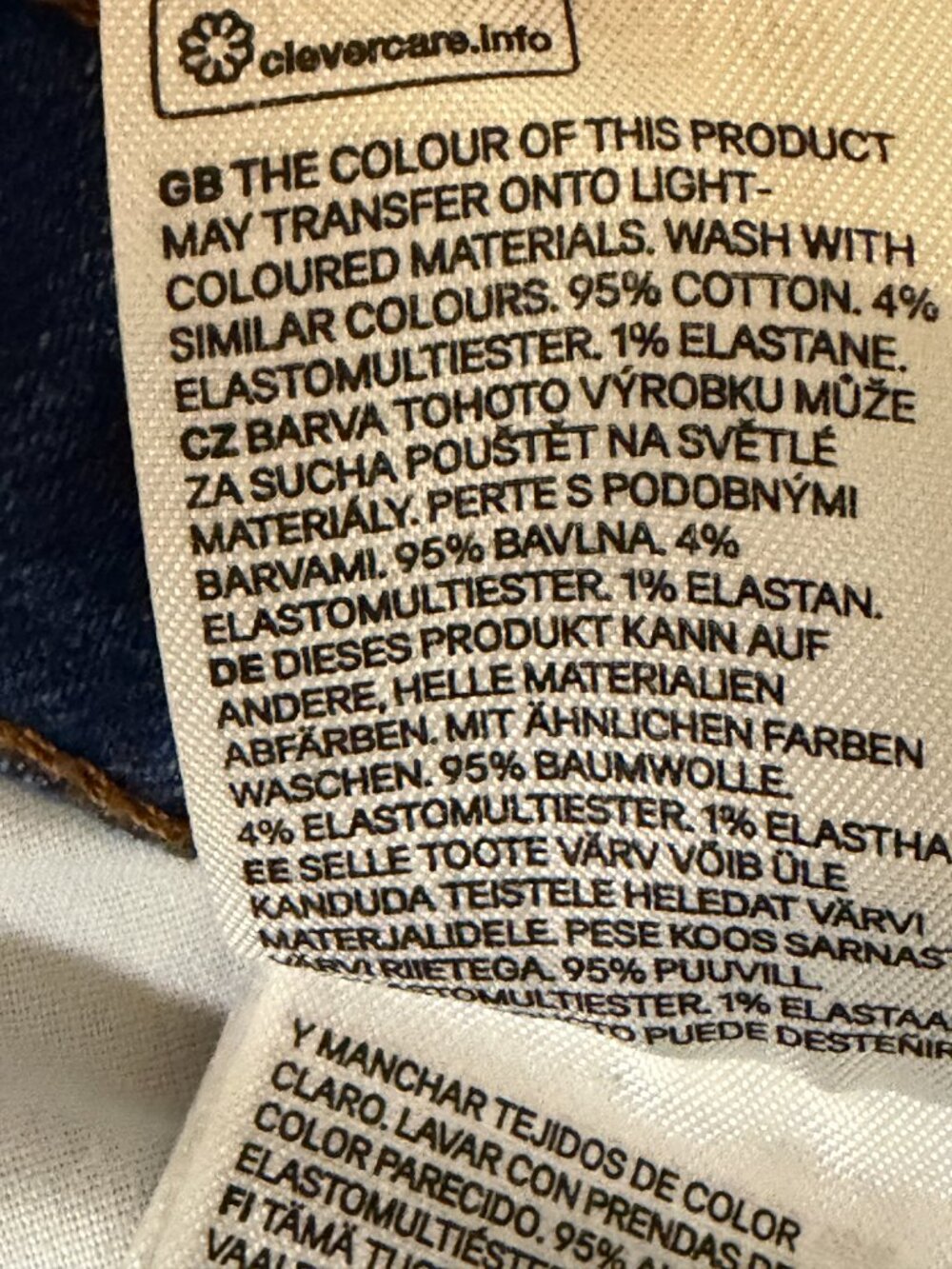 H&M Vintage Skinny High Waist Jeans Denim Pants Women Blue 2 - Picture 8 of 8